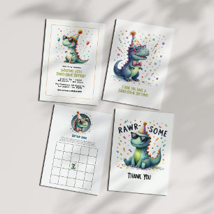 Carte Amusant T-Rex Rawr-Certains Anniversaire