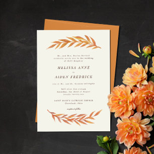 Bandeau De Faire-part Mariage de monogramme élégant pour la feuille de c