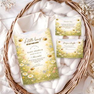 Serviette En Papier Baby Shower Prairie de Miel Fleur des Champs