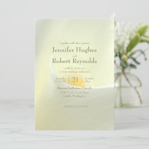 Élégant Sticker en Merci blanc Calla Lily