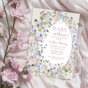 Ballotins Bébé en fleurs printemps Fleur sauvage Baby shower