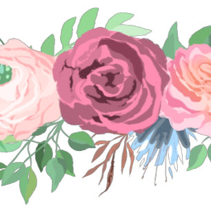 Invitation Typographie rose gracieuse Cérémonie de Mariage vi