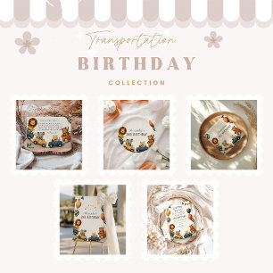 Assiettes En Carton Deux Animaux Safari Fast 2e anniversaire