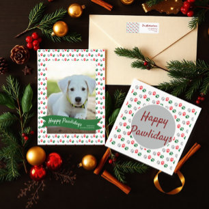 Serviette En Papier Pattes de Noël