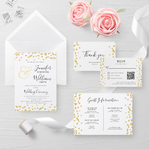 Invitation ENREGISTRER LE Mariage de script de la Parties sci