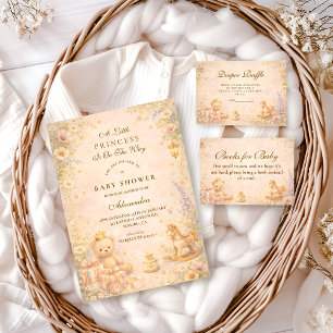 Serviette En Papier Baby Shower Petite Princesse Lune