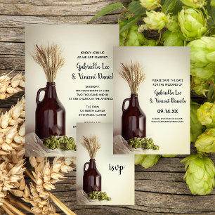 Growler, houblon et blé Brewery Wedding RSVP