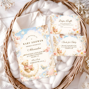 Serviette En Papier Nuage d'Ours Enchantés Baby Shower