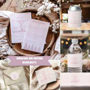 Tote Bag Bachelorette Montagne et Martinis