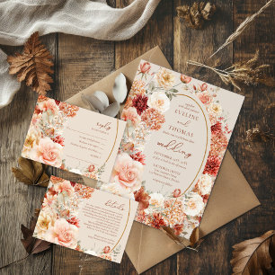 Ballotins Chic fleurs d'aquarelle couleurs automne couleur c