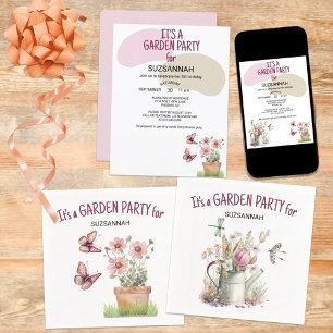 Serviette En Papier Papillons du jardin floral libellules Aquarelle