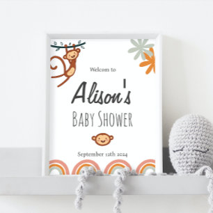 Invitation Baby shower Singe mignon