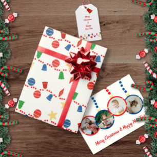 Mug Garlande perlée avec ornements de Noël rétro