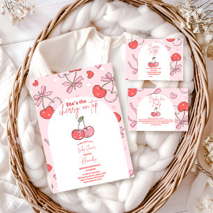 Carte D'accompagnement Cerise sur le dessus Diapper Raffle