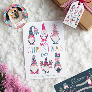 Papier Cadeau Meilleur cadeau de Noël Eva! Drôle et brillant Gno