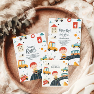 Serviette En Papier Cute Colorée Voitures Baby shower Garçon