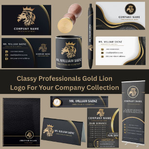 Mug Logo Professionnel Élégant Lion