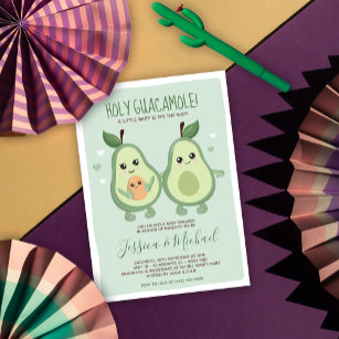 Carte D'accompagnement Kawaii Avocado Livres pour bébé