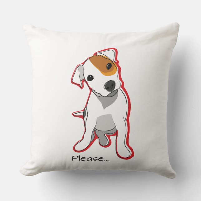 Svp coussin de Jack Russell Terrier (Recto)