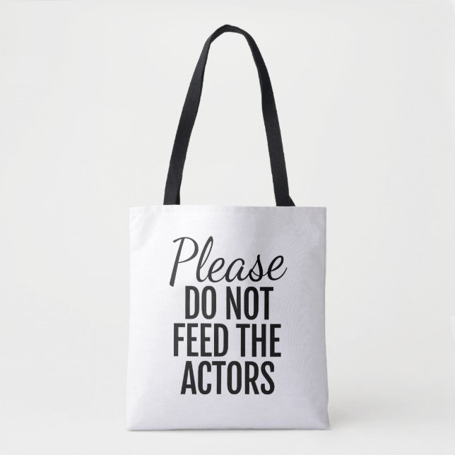 Svp n'alimentez pas aux acteurs le sac fourre-tout (Devant)