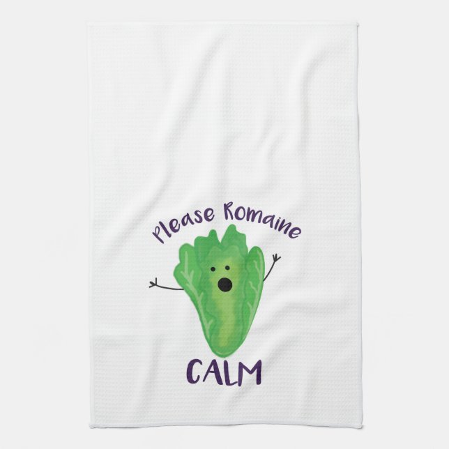 Svp serviette de cuisine calme de Romaine (Vertical)