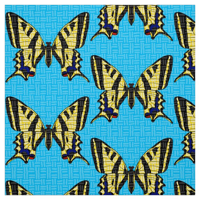 Swallowtail - Polyester Tissu tissé (Échantillon)