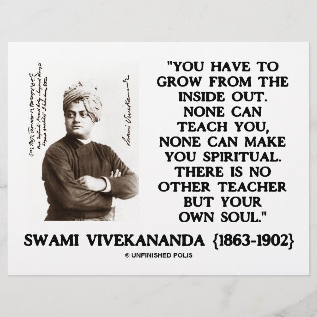 Swami Vivekananda Grandit De L'Intérieur De Son Pr (Devant)