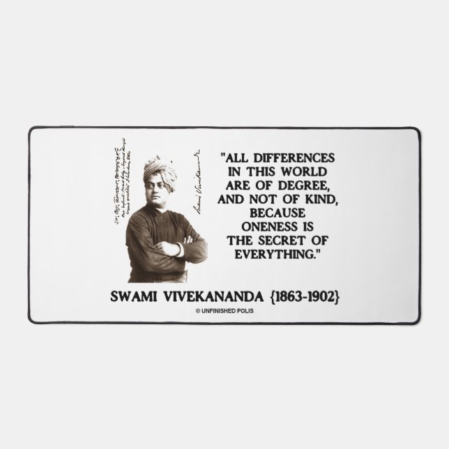 Swami Vivekananda Un Secret De Tout (Recto)