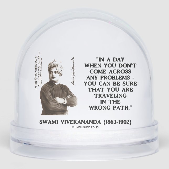 Swami Vivekananda Voyageant Sur Un Mauvais Chemin (Avant)