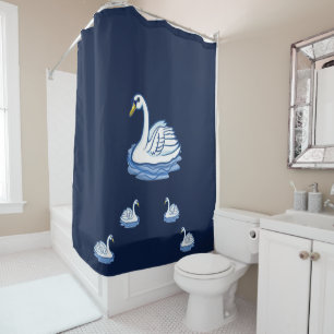 Swan de rideau de douche