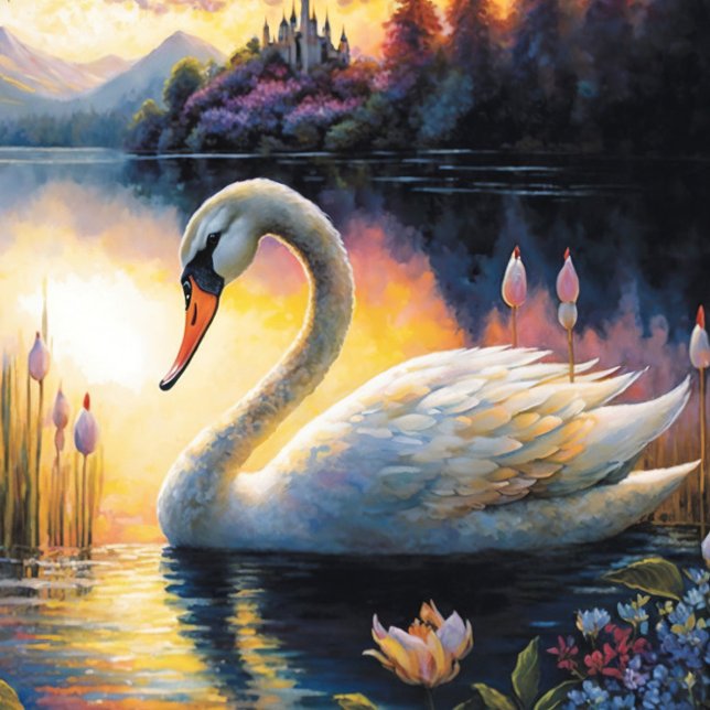 Swan pittoresque sur le lac Jigsaw Puzzle (Créateur téléchargé)