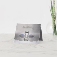 Swans in Love ~ Carte / Invitation