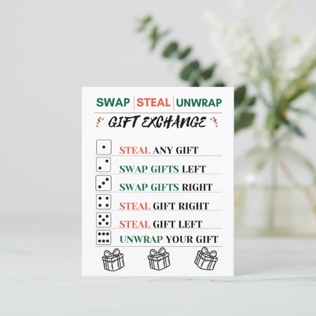 Swap, Steal or Unwrap - Christmas Gift Exchange (Debout devant)