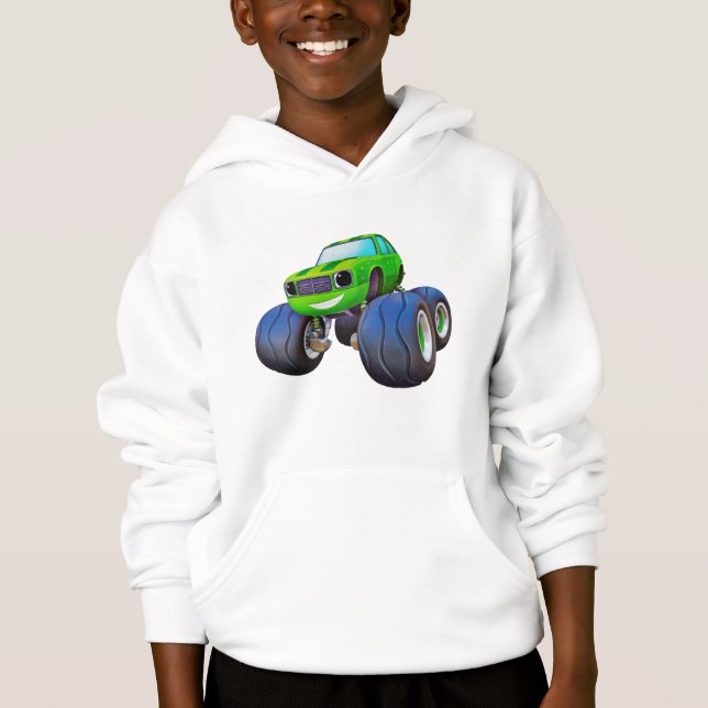 Sweat à capuche 4x4 monstre pour enfant (Devant)
