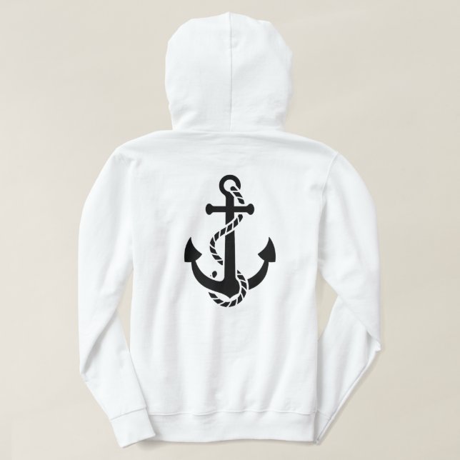 Sweat à capuche à ancrage (Design dos)