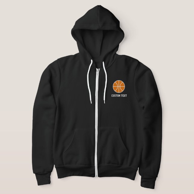 Sweat à capuche à fermeture éclair avec logo de sp (Poser)