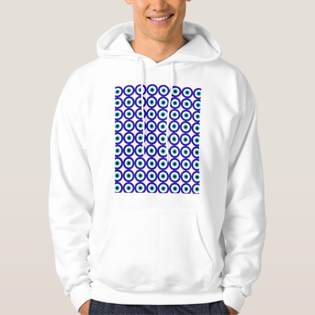 Sweat à capuche à motif répété de protection contr (Devant)