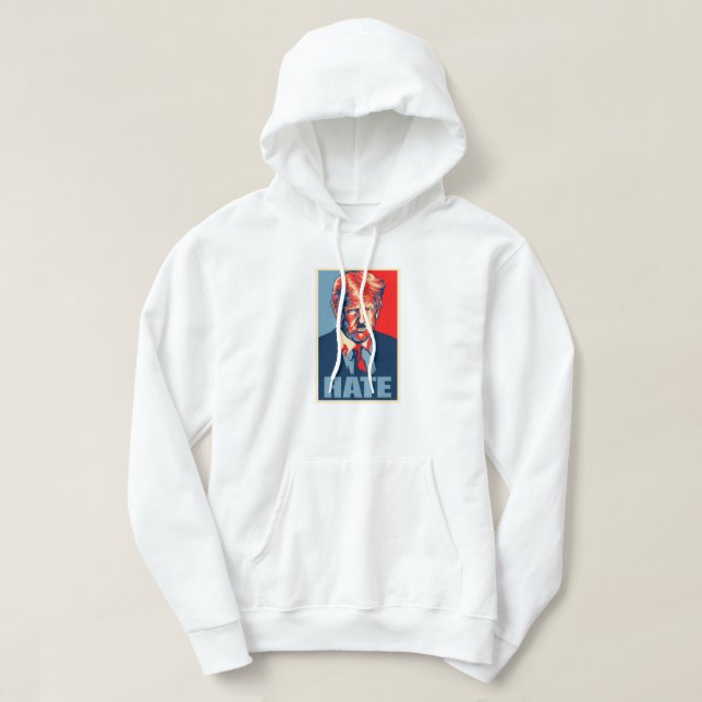 Sweat à capuche anti Trump (Design devant)