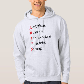 Sweat à capuche Aries Acronyme