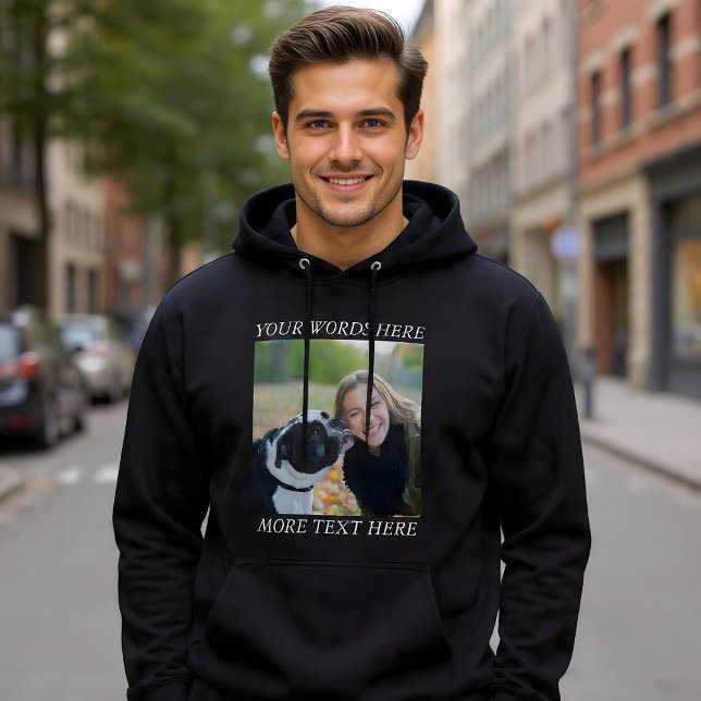 Sweat à capuche avec téléchargement de photo et te (Créateur téléchargé)