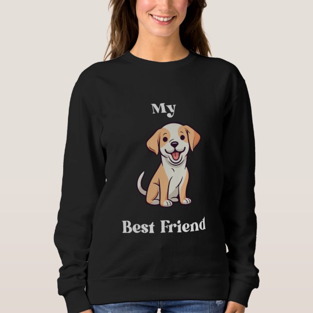 Sweat à capuche avec un message d'amour pour les a (Devant)