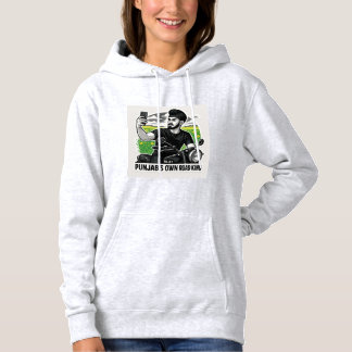 Sweat à capuche blanc