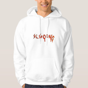 Sweat à capuche blanc de style streetwear tendance