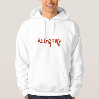 Sweat à capuche blanc de style streetwear tendance