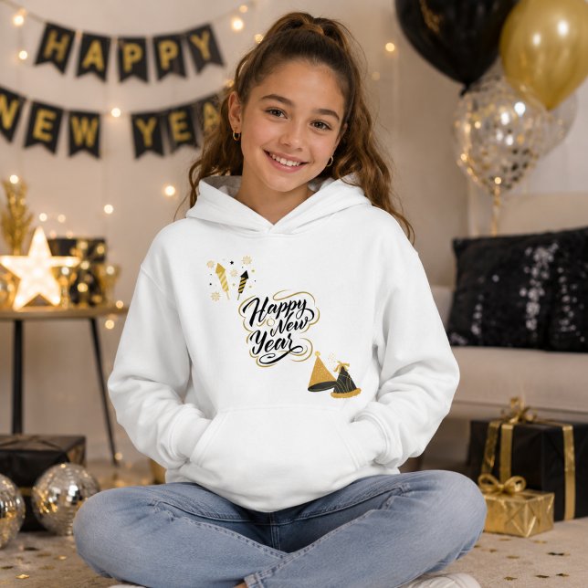 Sweat à capuche Bonne Année Enfants (Créateur téléchargé)
