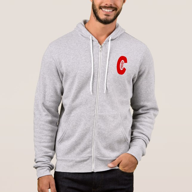 Sweat à capuche bruyère homme DESIGN  CANADA  (Devant)