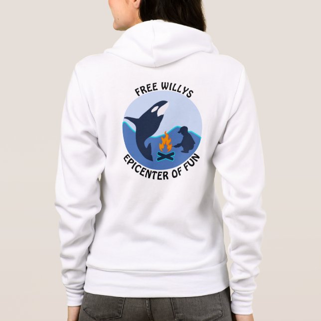Sweat à capuche Campfire Free Willy (Dos)