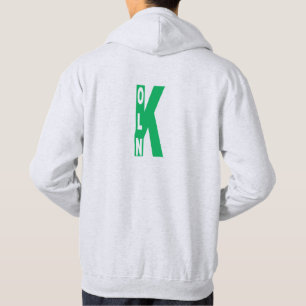 Sweat à capuche cendre DOS homme KOLN