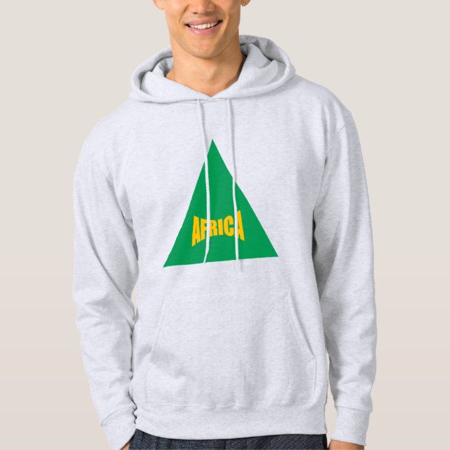 Sweat à capuche cendre homme SOMMIT  AFRICA (Devant)
