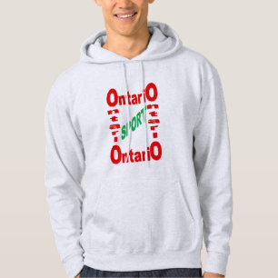 Sweat à capuche cendre homme SPORT ONTARIO